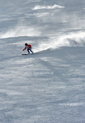 Ski in Alps, Pampeago - Obereggen, skiing in Val di Fiemme