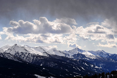 Digital foto, bjerge i Italien, Dolomitterne