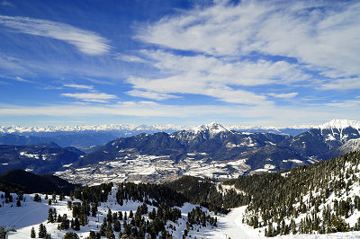 Paysages d'hiver, photographie de montagne