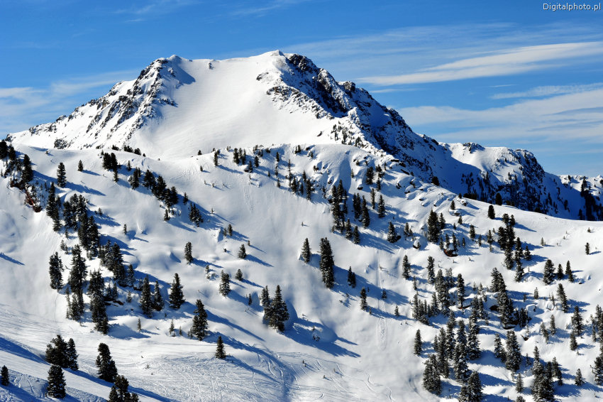 Smukke bjergbilleder, vinterbilleder