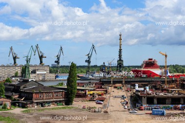 Scheepswerf in Gdansk (Stocznia Gdańska), de Poolse scheepswerf, Gdansk