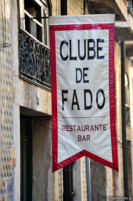 Lizbona Fado, klub fado w Lizbonie