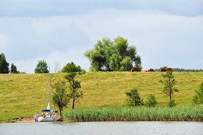 Widoki z Mazur, Jezioro Ryńskie