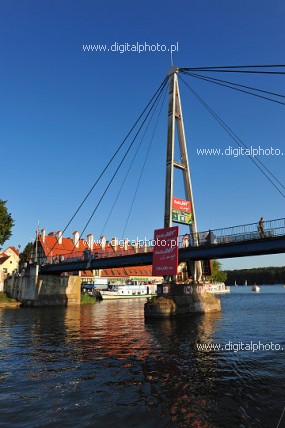 Most w Mikołajkach, wczasy na Mazurach