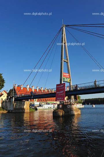 Bridge in Mikołajki, Masuria vacation