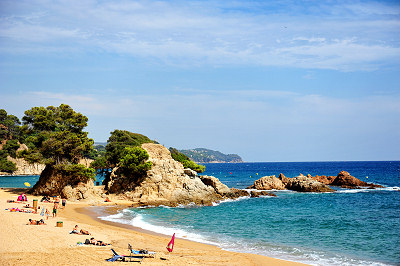Plaże w Hiszpanii - plaża Cala Santa Cristina