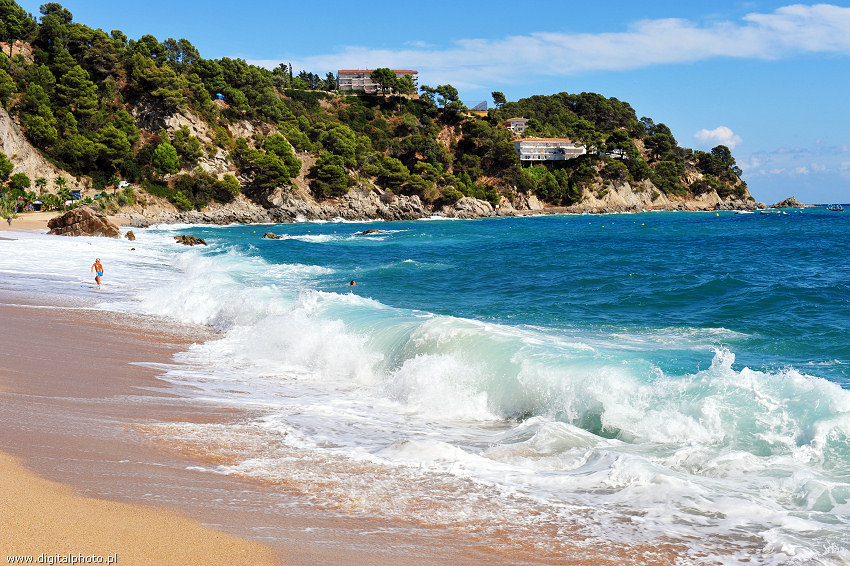 Espagne plages - belle plage, Tossa de Mar