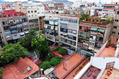 Casas em Barcelona, paisagem urbana, Casa Mila