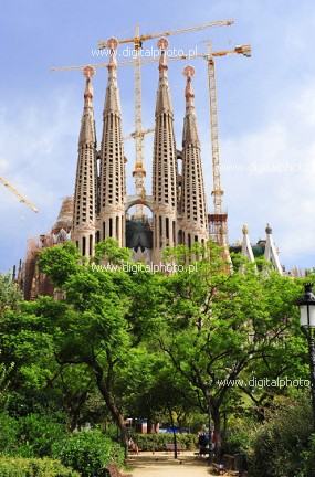 Barcelona, Sagrada Familia, kirker i Barcelona