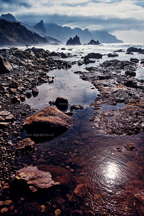 Zdjęcia natury Teneryfa, wybrzeże oceanu