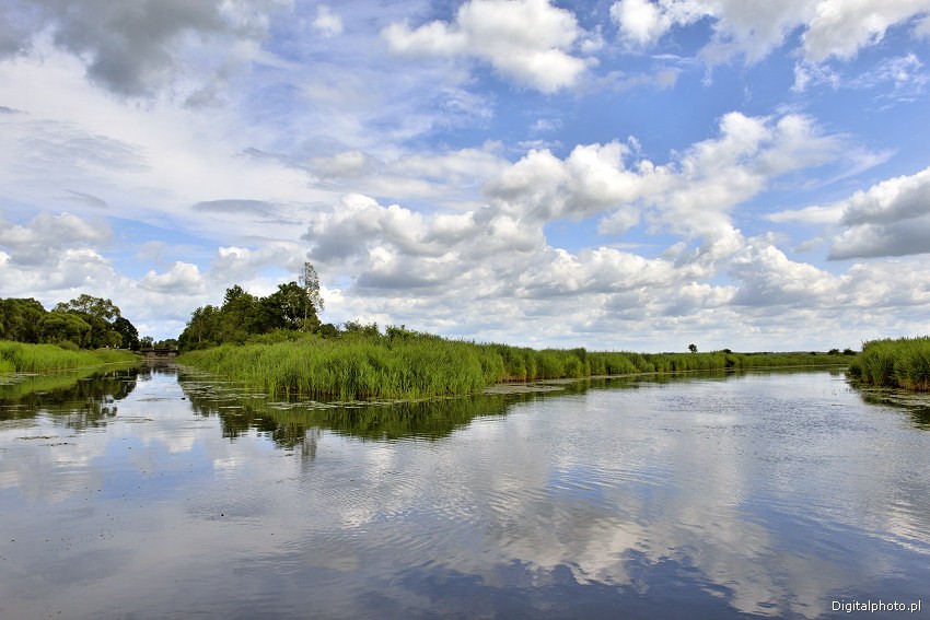 Augustów-Kanal und Biebrza Fluss