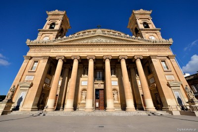Rotunda w Moście - fasada kościoła, Malta