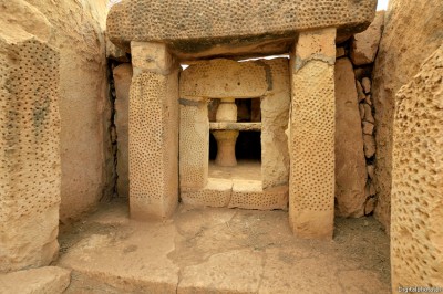 Mnajdra - megalittiske templer på Malta