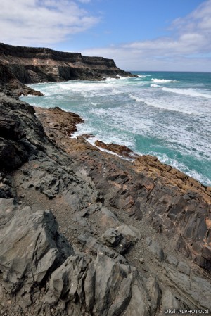 Cliffs and ocean, Puertito de los Molinos