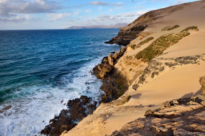 The west coast of Fuerteventura