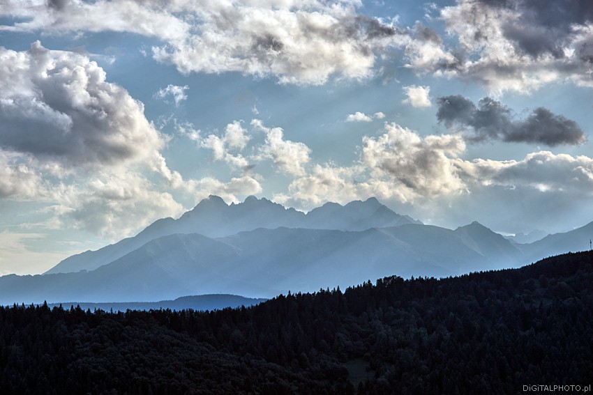 Tatrafjellene, Pieniny landskaper