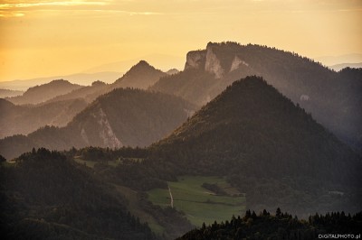 Berglandschaft - Trzy Korony (Drei Kronen), Pieninen